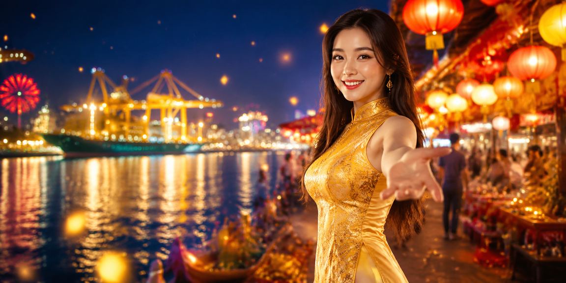 Thành viên ms2 tại Hải Phòng nhận thưởng nạp tiền lần đầu với trang phục áo dài