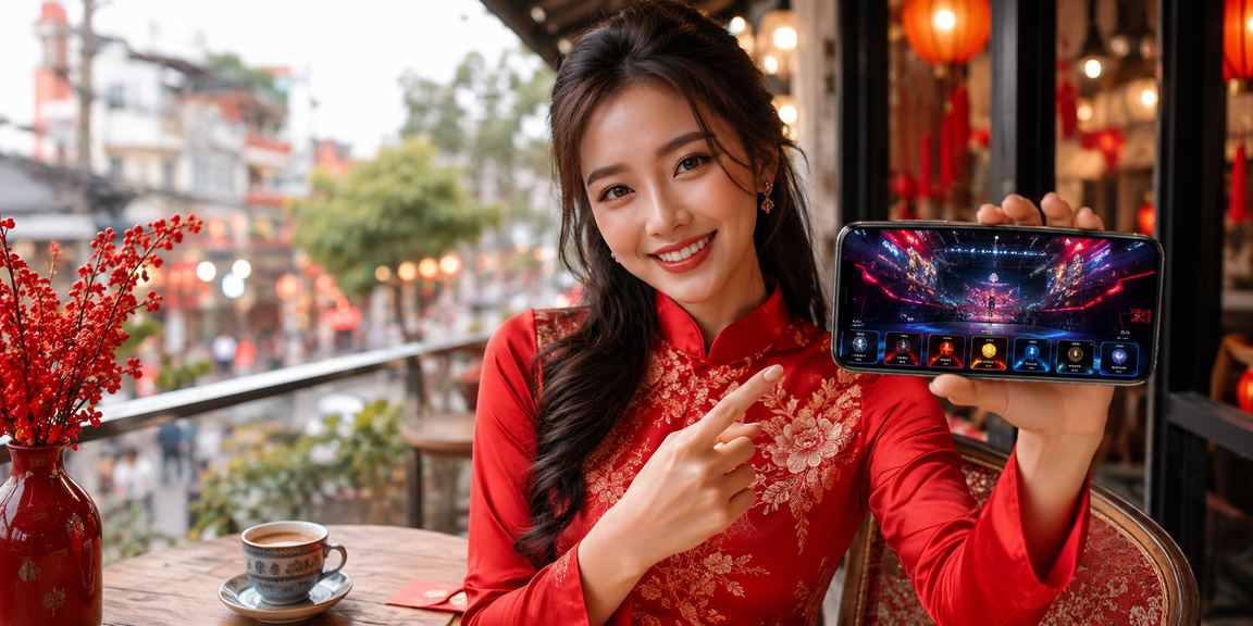 Người chơi esports tại Hà Nội theo dõi VCS và tìm hiểu khuyến mãi cược với áo dài